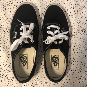 Classic Black Vans!